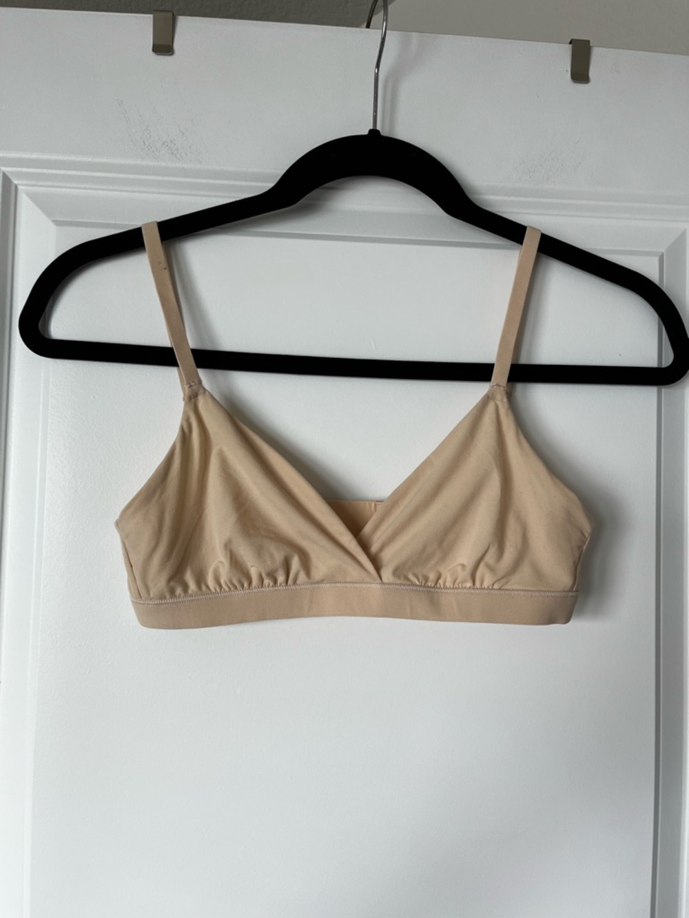 SKIMS Light Beige Wireless Triangle Bralette